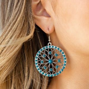 Paparazzi Accessories Blue Earrings